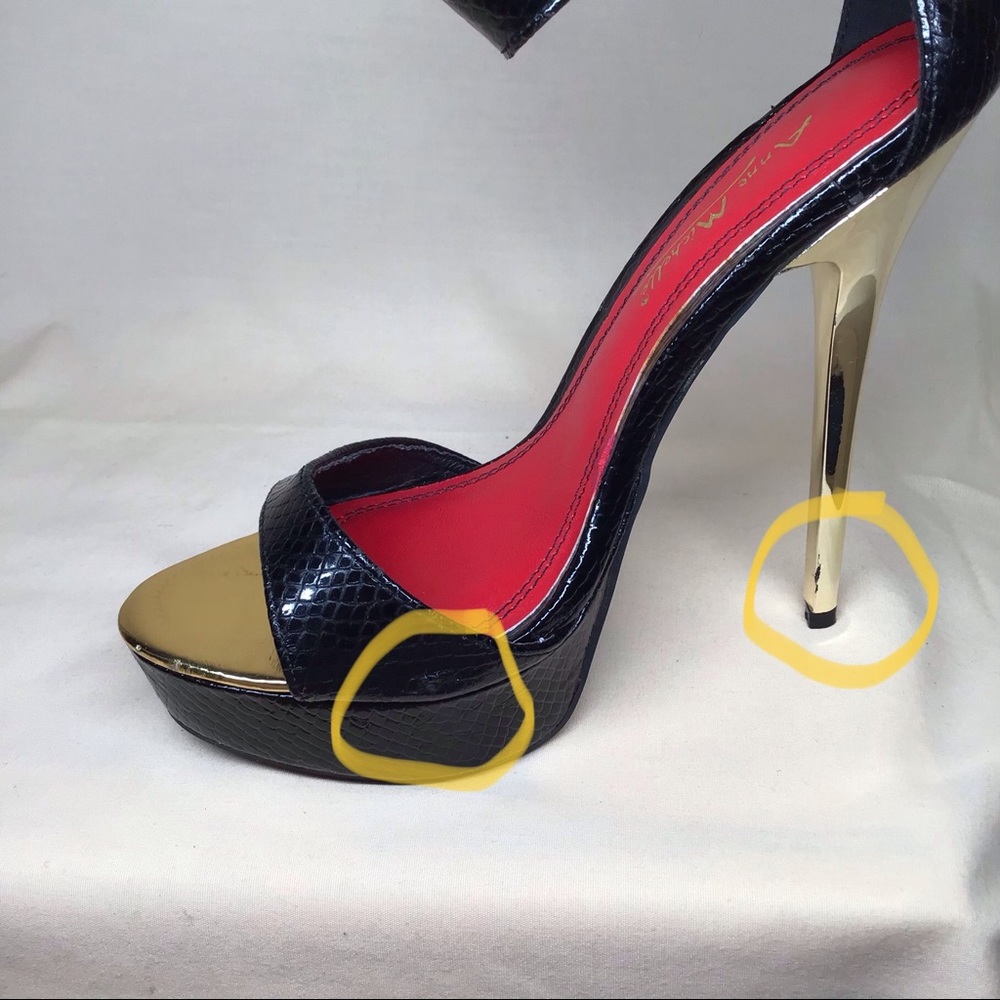 Anne Michelle, Socialite, black heels, size 6 - Picture 7 of 7